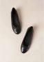 ALOHAS Zwarte leren balletflats Black Dames - Thumbnail 5