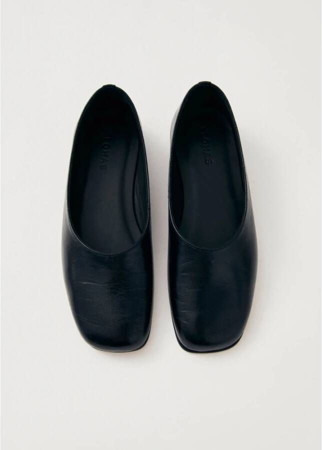 ALOHAS Leren balletflats Black Dames