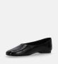 ALOHAS Zwarte leren balletflats Black Dames - Thumbnail 8