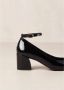 ALOHAS Zwarte leren pumps Black Dames - Thumbnail 6