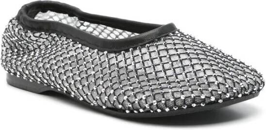 ALOHAS Zwarte Schoenen met Strass Gray Dames