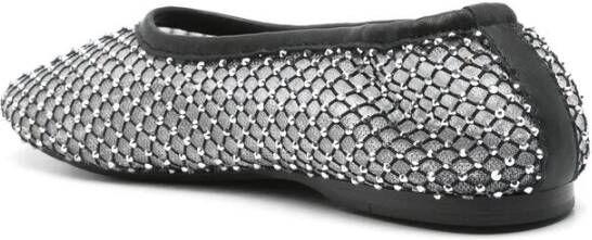 ALOHAS Zwarte Schoenen met Strass Gray Dames