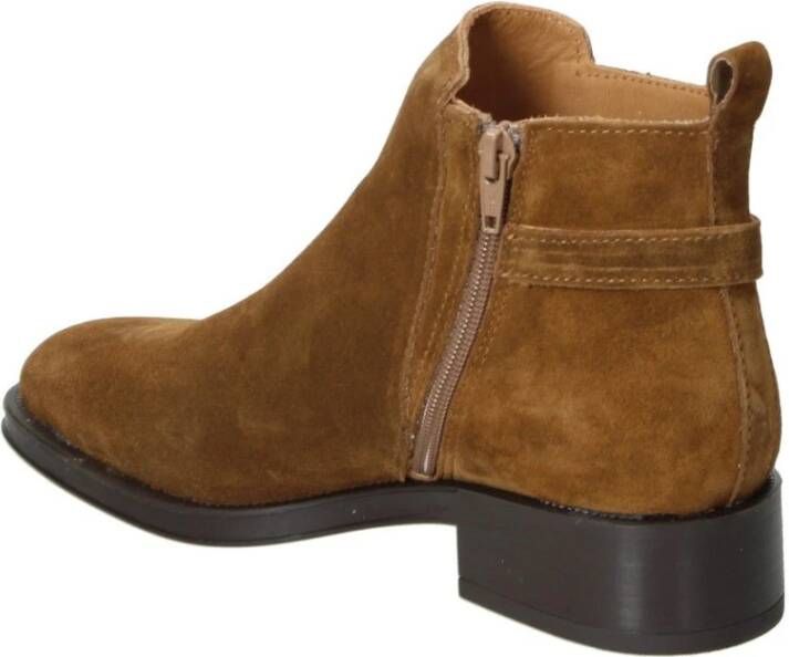 Alpe Ankle Boots Bruin Dames