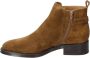 Alpe Dames Casual Camel Suède Enkellaarsjes Brown Dames - Thumbnail 3