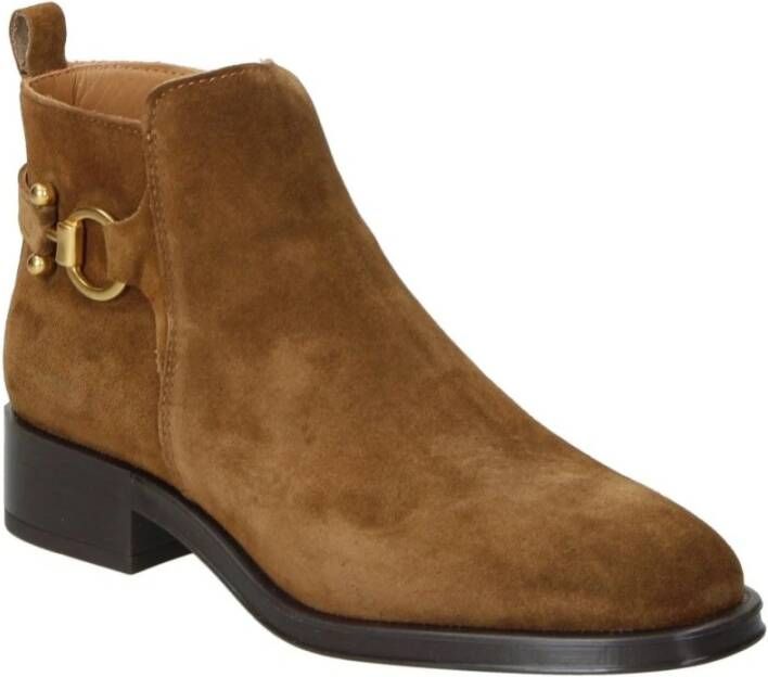 Alpe Ankle Boots Bruin Dames