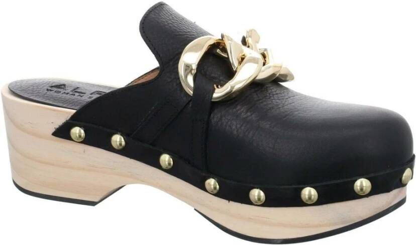 Alpe Arizona Clogs Black Dames