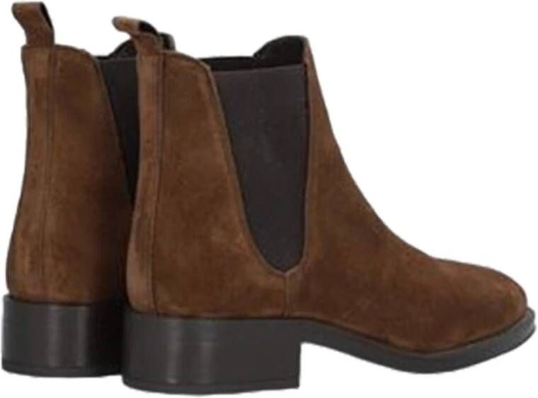 Alpe Bruine Casual Suède Dameslaars Brown Dames