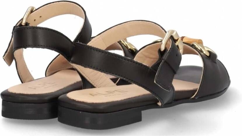 Alpe Cies Sandalen Black Dames