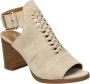 Alpe Beige Damessandalen met Hoge Hak en Gesp Beige Dames - Thumbnail 6