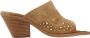 Alpe Heeled Mules Brown Dames - Thumbnail 5