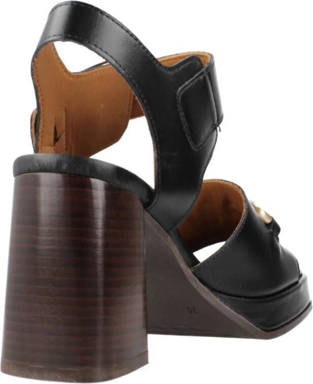 Alpe High Heel Sandals Black Dames