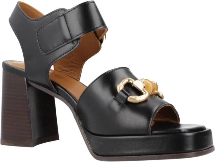 Alpe High Heel Sandals Black Dames