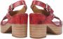 Alpe Sandalen met hak Red Dames - Thumbnail 3