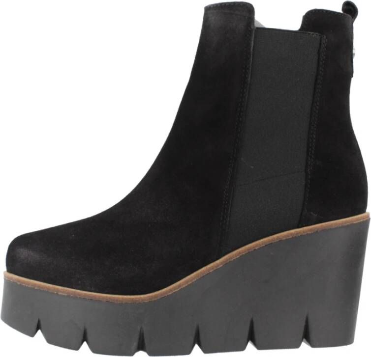 Alpe Sasha Wedges Laarzen Black Dames