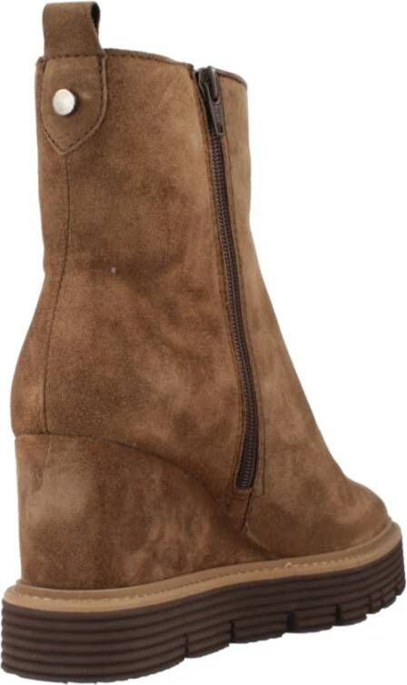 Alpe Stijlvolle Wedges Sidney Laarzen Brown Dames