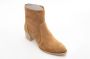 Alpe Suede Cognac Enkellaarsje Brown Dames - Thumbnail 2