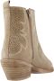 Alpe Western Style Cowboy Boots Beige Dames - Thumbnail 3