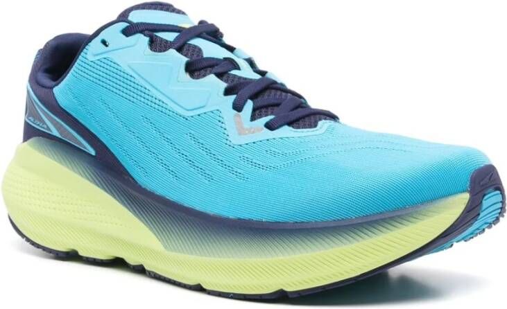 Altra Blauwe Veterschoenen met Reflecterende Details Multicolor Heren