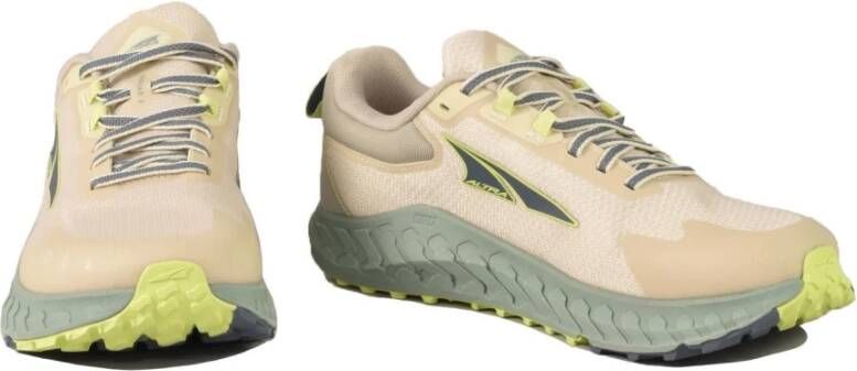 Altra Sneakers met 100% polyester rubberen zool Beige Heren