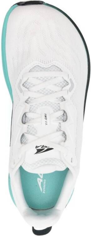 Altra Witte platte schoenen met reflecterende details White Dames