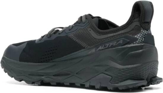 Altra Zwarte Mesh Sneakers met Diamantdetails Black Heren