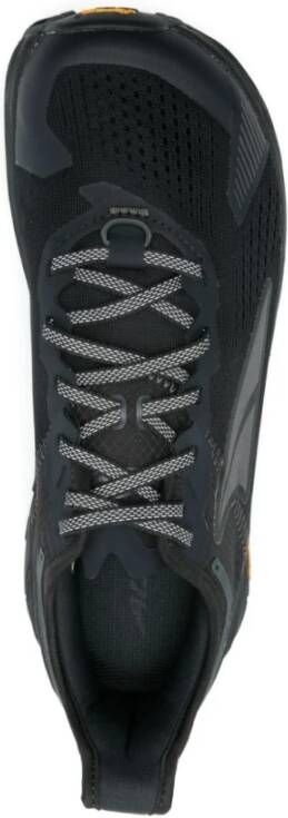 Altra Zwarte Mesh Sneakers met Diamantdetails Black Heren