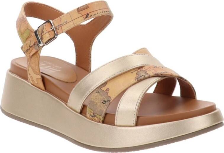 Alviero Martini 1a Classe Dames sandalen van imitatieleer Beige Dames