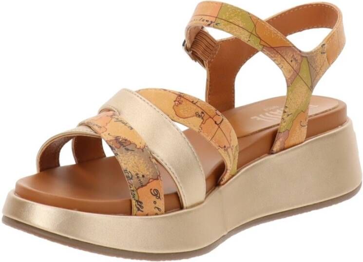 Alviero Martini 1a Classe Dames sandalen van imitatieleer Beige Dames