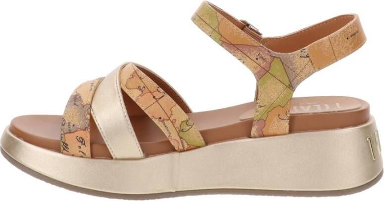 Alviero Martini 1a Classe Dames sandalen van imitatieleer Beige Dames