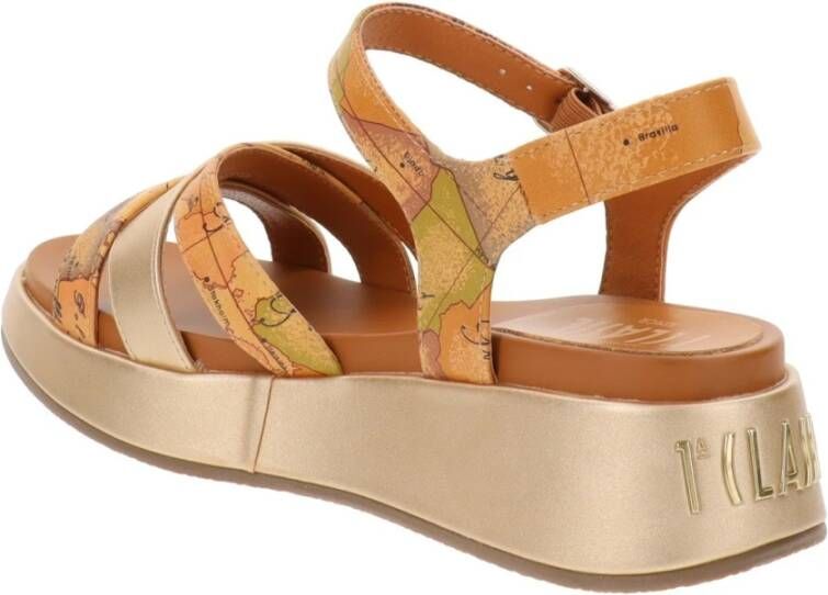 Alviero Martini 1a Classe Dames sandalen van imitatieleer Beige Dames