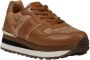 Alviero Martini 1a Classe Bruine Sneakers met Geo Classic Patroon Brown Dames - Thumbnail 2