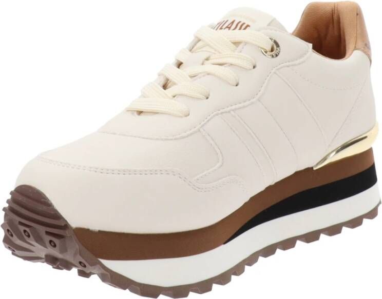 Alviero Martini 1a Classe Dames Sneakers van Kunstleer Beige Dames