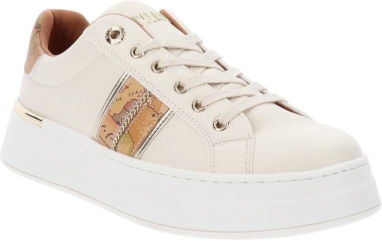 Alviero Martini 1a Classe Dames Sneakers van Kunstleer Stijlvol Beige Dames