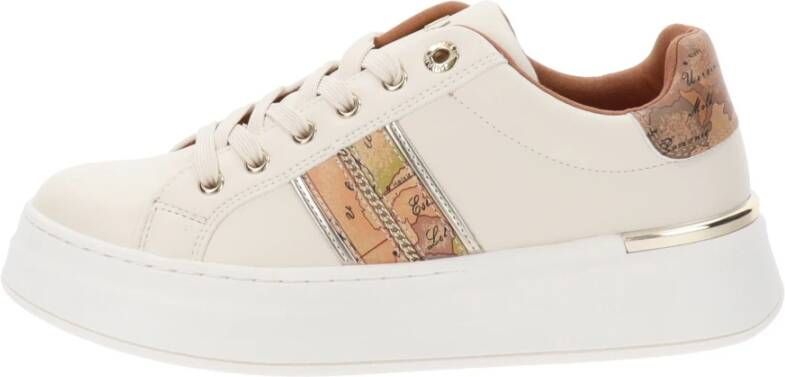 Alviero Martini 1a Classe Dames Sneakers van Kunstleer Stijlvol Beige Dames