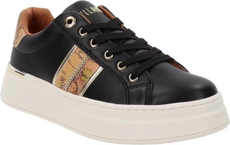 Alviero Martini 1a Classe Dames Sneakers van Kunstleer Stijlvol Ontwerp Black Dames