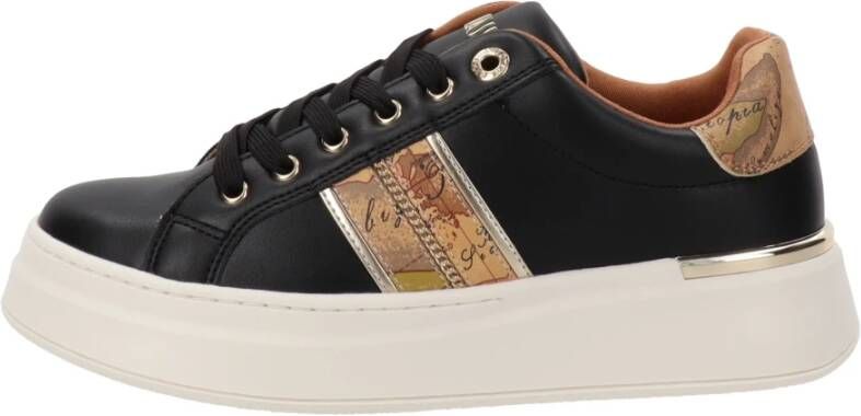 Alviero Martini 1a Classe Dames Sneakers van Kunstleer Stijlvol Ontwerp Black Dames