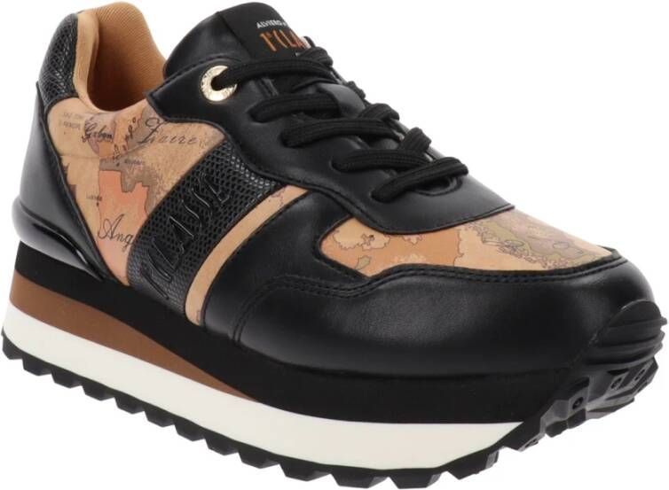 Alviero Martini 1a Classe Damesneakers van imitatieleer Black Dames