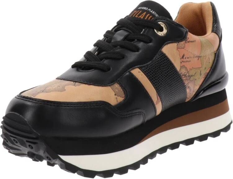 Alviero Martini 1a Classe Damesneakers van imitatieleer Black Dames