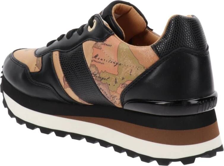 Alviero Martini 1a Classe Damesneakers van imitatieleer Black Dames