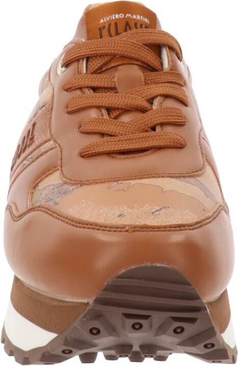 Alviero Martini 1a Classe Damesneakers van imitatieleer Brown Dames