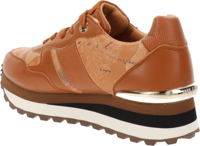 Alviero Martini 1a Classe Damesneakers van imitatieleer Brown Dames