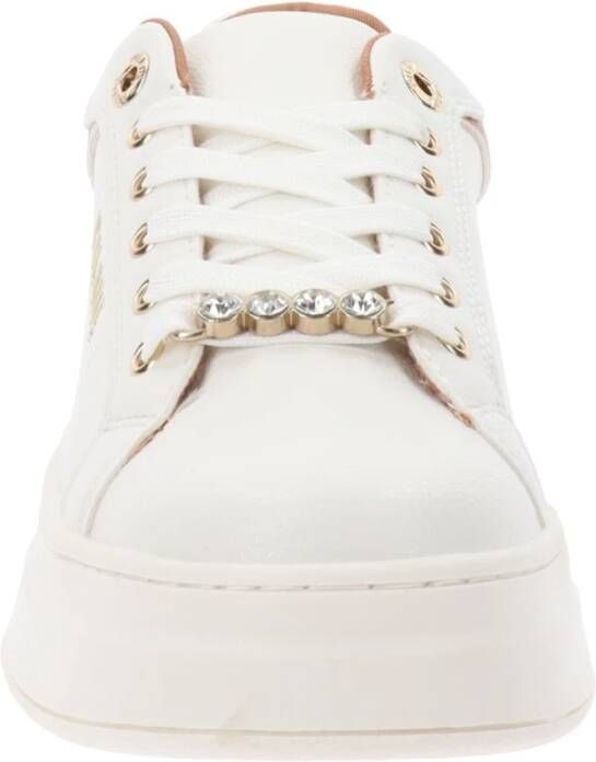 Alviero Martini 1a Classe Damesneakers van Kunstleer Beige Dames