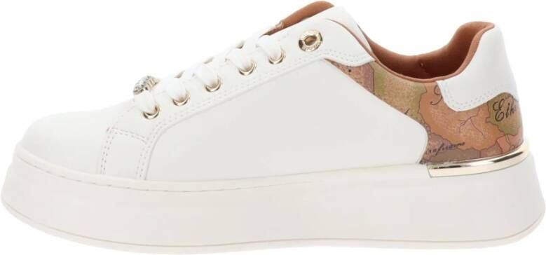 Alviero Martini 1a Classe Damesneakers van Kunstleer Beige Dames