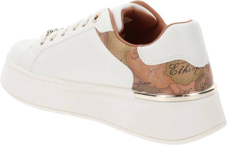 Alviero Martini 1a Classe Damesneakers van Kunstleer Beige Dames