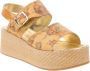 Alviero Martini 1a Classe Elegante Sandalen van Kunstleer Beige Dames - Thumbnail 4