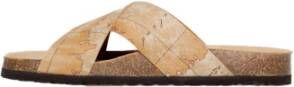 Alviero Martini 1a Classe Heren Sandalen Lente Zomer Collectie Beige Heren