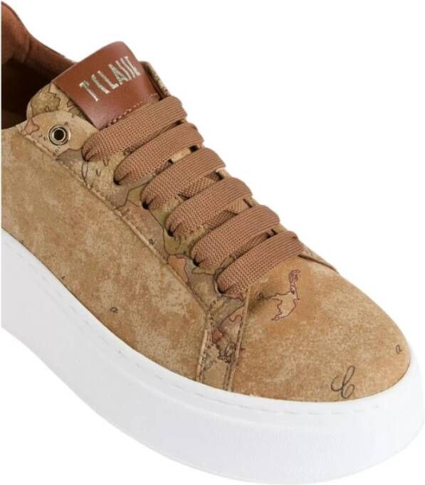 Alviero Martini 1a Classe Lage Sneakers Beige Dames