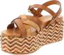 Alviero Martini 1a Classe Leren Damessandalen Elegant Comfort Brown Dames - Thumbnail 6