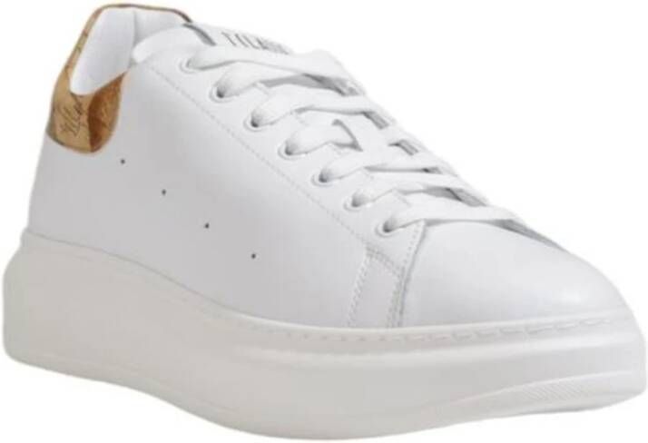 Alviero Martini 1a Classe Leren Sneaker Mannen Herfstcollectie White Heren