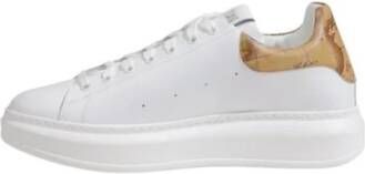 Alviero Martini 1a Classe Leren Sneaker Mannen Herfstcollectie White Heren